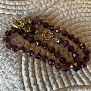 Heidi Daus Crystal Beaded Toggle Necklace